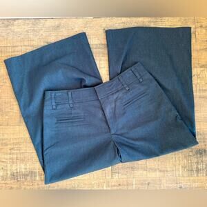 THE ESSENTIAL TAPERED WIDE LEG PANTS BY ANTHROPOLOGY NAVY SIZE 6